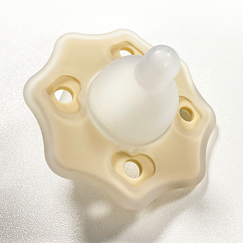 Wholesale Silicone Two-color Teether Pacifier